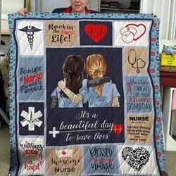 Nurse DD2509059CL Quilt Blanket