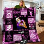 nurse personalized quilt blanket lml170631dt d2355849