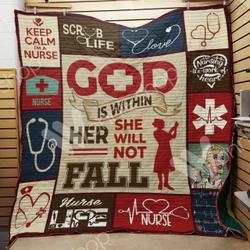 Nurse Quilt Blanket Dhc1102545Td