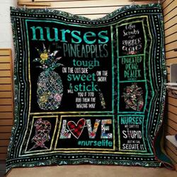 Nurse Quote Blanket Th1807 Quilt