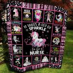 nurse unicorn quilt blanket dth230602hd d2357842