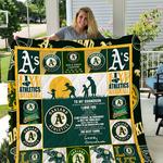 oakland athletics to my grandson love grandmom quilt d2386988
