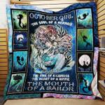 october girl the soul of a mermaid jfj10725 3d customized quilt 2707 d2313824