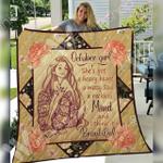 october hippe girl quilt blanket dhc06021010td d2358304