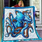 octopus 3d blue tb160996 3d customized quilt d2314643