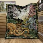 octopus marine life bh7 3d customized quilt d2313347