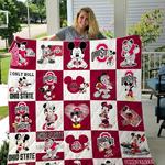 ohio state buckeyes disney quilt blanket d2354320