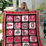 ohio state buckeyes ver1 quilt blanket d2346928