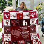 oklahoma sooners to my granddaughter love grandmom quilt d2386844