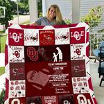oklahoma sooners to my grandson love grandmom quilt d2386851