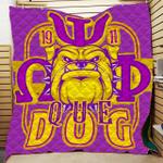omega psi phi dog quilt all over printed d2383390