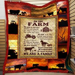 On The Farm Quilt Blanket