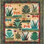 on the pond frog quilt tdhfz d2389416