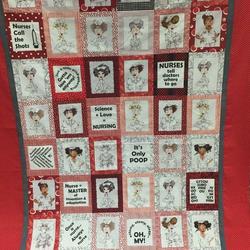 Once A Nurse Always A Nurse Quilt Blanket Tt99  Quilt