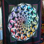 optical illusion wheel quilt tdhei d2388481
