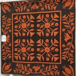 orange flower garden quilt tdhyy d2388774