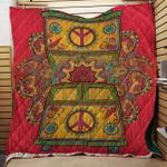orange hippie van mandala comforter set quilt d2384887