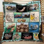 otter aholic cl22100404mdq quilt blanket d2381142