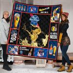 pabst blue ribbon all i need is beer gift idea quilt d2385087