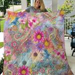 paisley flowers quilt blanket d2349215