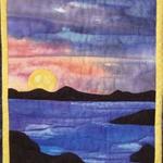 peace sign sun is setting quilt tdhku d2389217