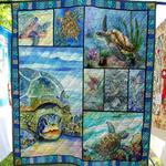 peaceful turtle quilt blanket quilt d2324455