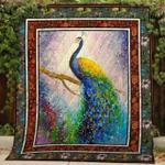 peacock aesthetic quilt blanket great customized gifts for birthday christmas thanksgiving perfect