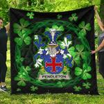 pendleton ireland irish celtic shamrock knot circle jfj11206 3d customized quilt 2707 d2312958