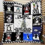 penguins cl22120185mdq quilt blanket d2355217