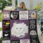persian cat easily distracted by persian quilt blanket great customized gifts for birthday