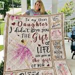 personalized ballet dancer to my daughter from mom i am so proud of you quilt blanket great