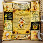 personalized ballet to my granddaughter from grandma never forget how much i love you quilt blanket