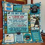 personalized family to my son 5th grade graduation quilt blanket from mom nothing can stop me great