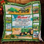 personalized farmer to my husband from wife you will stay within my heart quilt blanket great