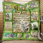personalized koala to my son quilt blanket from mom no matter what i will always love you great