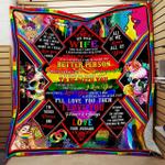 personalized lgbt to my wife all of me loves all of you quilt blanket great customized gifts for