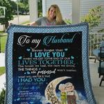 personalized moon to my husband i love you quilt blanket from wife great customized blanket gifts