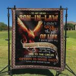 personalized phoenix to my dear son in law quilt blanket from mother in law thank you for not