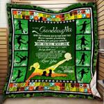 personalized soccer to my granddaughter from grandma i want you to believe quilt blanket great
