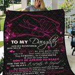 personalized to my daughter from mom always remember how much i love you quilt blanket great