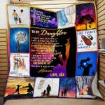 personalized to my daughter quilt blanket from dad i want you to know i will always be there to