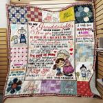 personalized to my granddaughter quilt blanket from grandma you will always be my little baby great