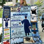 personalized to my grandson from grandma i want you to believe quilt blanket great customized gifts