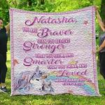 personalized unicorn 3d customized quilt d2314219