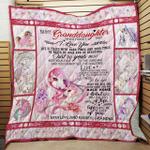 personalized unicorn to my granddaughter from grandma never forget that i love you quilt blanket