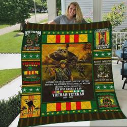 Personalized Veteran To My Brother From Sister Quilt Blanket Great Customized Blanket Gifts For Birthday Christmas Thanksgiving