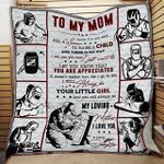 personalized welder to mom from daughter i know its not easy quilt blanket great customized gifts