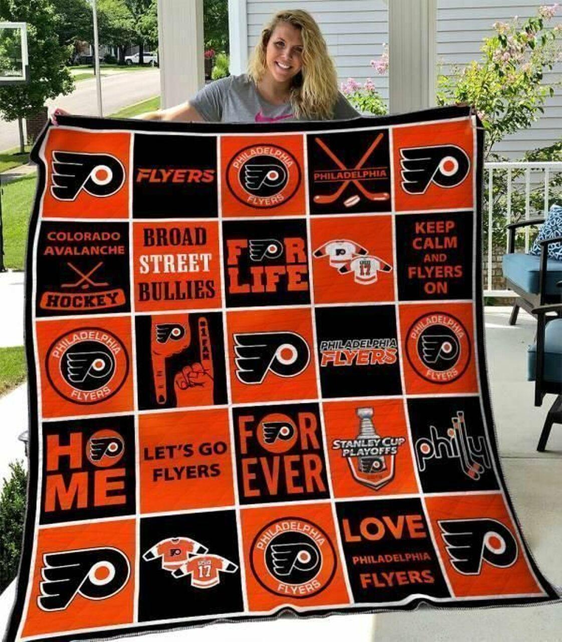 Philadelphia Flyers Quilt Blanket 03 philadelphia flyers quilt blanket 03 d2355591