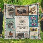 photographer love life is like a camera you just take a shot quilt blanket great customized blanket