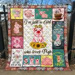 pig flower quilt tdhmm d2388433